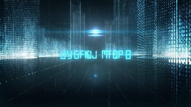 Skyscrapers Digital City Economics Word Swedish krona