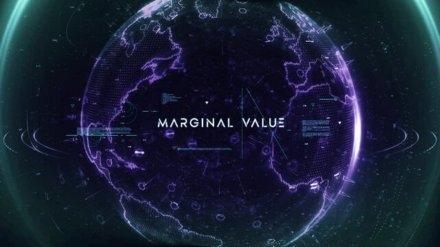 Digital Data Particle Earth marginal value