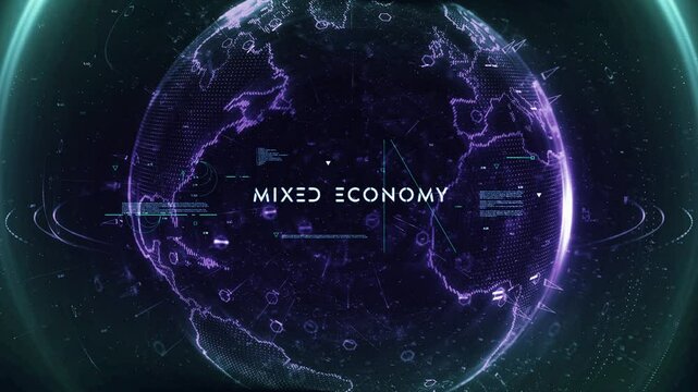  Digital Data Particle Earth mixed economy