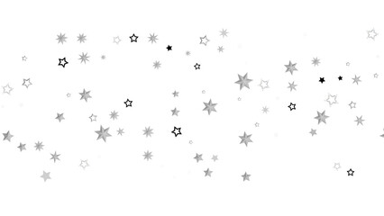 A digital illustration of scattered stars against a black background
