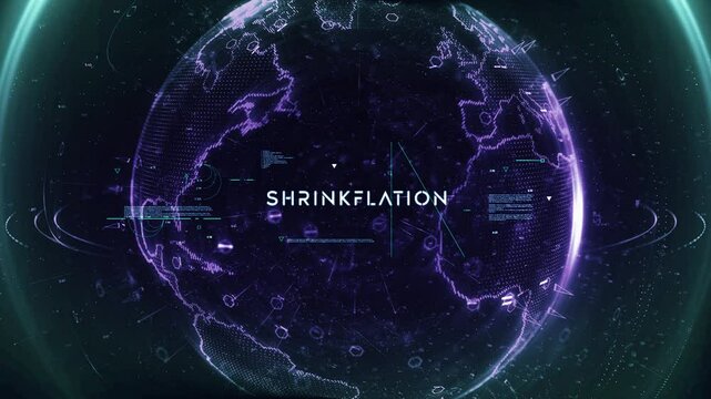Digital Data Particle Earth shrinkflation