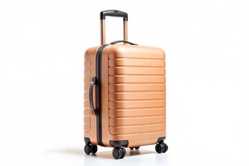 Minimalist Travel Luggage Bag in a Radiant Peach Color