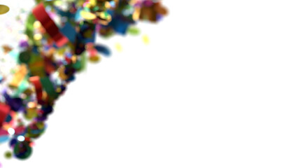 Colorful Confetti Burst