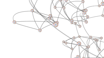 Abstract Network Connection Graphic