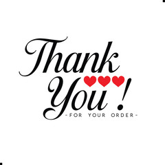 Thank You for Your Order. Elegant Thank You for Your Order Design with Stylish Graphics. Sophisticated Thank You for Your Purchase Image with Modern Elements. Chic Thank You for Your Order Graphic