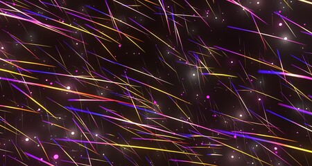 Abstract Neon Lines Background