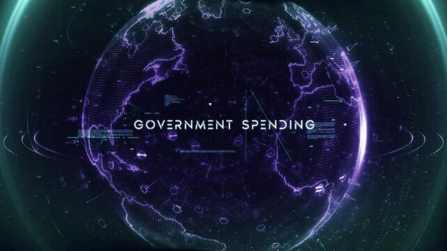 Digital Data Particle Earth government spending