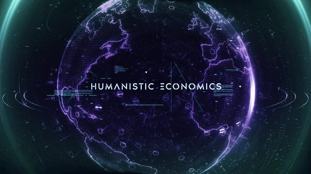 Digital Data Particle Earth humanistic economics