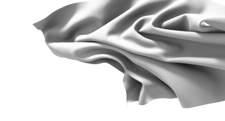 Fototapeta premium White Fabric Drape