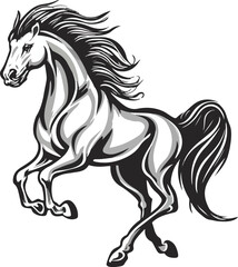 horse vector art and illustration