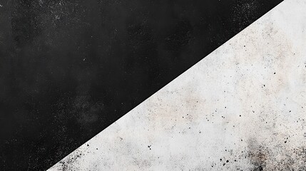 Contrast of Black and White Textures with Speckled Pattern