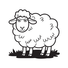 Simple, Easy, and Large Print Designs for Adults and Kids. Bold and easy coloring page