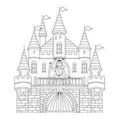 Simple, Easy, and Large Print Designs for Adults and Kids. Bold and easy coloring page