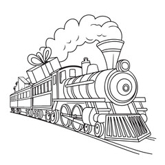 Simple, Easy, and Large Print Designs for Adults and Kids. Bold and easy coloring page © TentZelo