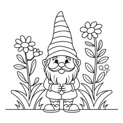 Simple, Easy, and Large Print Designs for Adults and Kids. Bold and easy coloring page