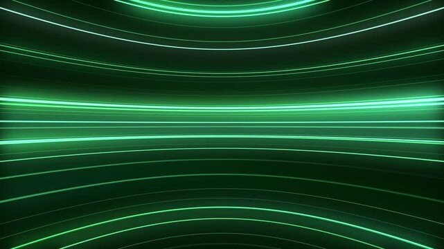 Green Digital Data Sci-Fi Background