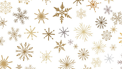 Snowflakes - Snowflakes Falling On Snow - Winter Banner