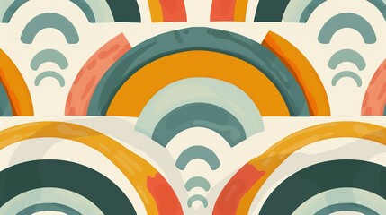 retro seamless pattern wallpaper