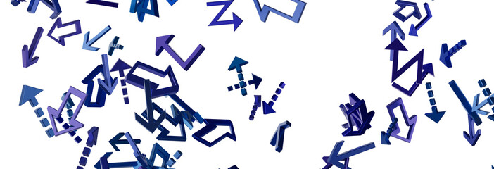 Abstract 3D Arrow Background