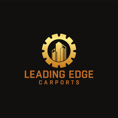 Real Estate Logo, house and building icon set .design template vector illustration | Black and Gold Real Estate Image on White Background. Flat Vector Logo Design Template Element, People logo design,