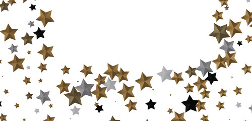XMAS Stars - Glossy 3D Christmas star icon. Design element for holidays. -