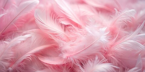 Aerial Photography of Soft Pink Feathers Blanket - Luxurious Fabric Texture Background for Stylish Decor or Fashion Designs