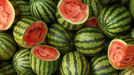 watermelon seamless pattern wallpaper