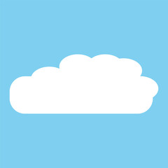 Cloud icon set - vector. cloud symbol in line and glyph style.