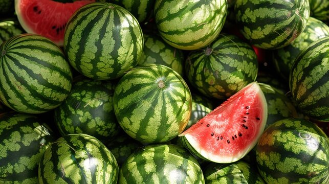 watermelon seamless pattern wallpaper