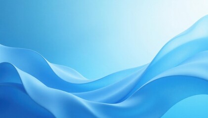 Fototapeta premium Soft light blue gradient, ethereal abstract shapes , sophisticated, light blue, texture
