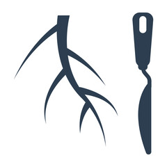 Vascular Surgery Medical Icon - Vector Design Isolated on White background