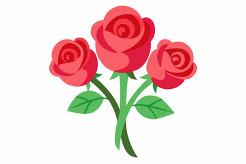 bouquet of red roses