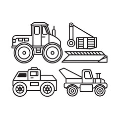 Fototapeta premium Heavy equipment icon design 