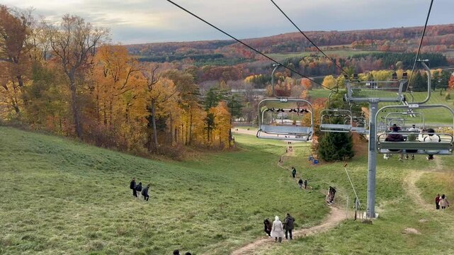 fall in the mountains