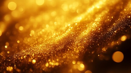 Golden Glitter Texture Abstract Background