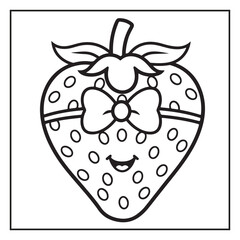 Bold and Easy Valentine's Day Coloring Page For Kids and Adults