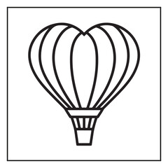 Bold and Easy Valentine's Day Coloring Page for Kids and Adults