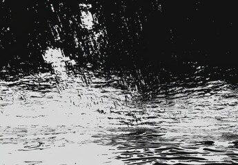 Abstract Landscape of Watery Depth