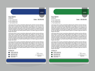 template for website, Letterhead design