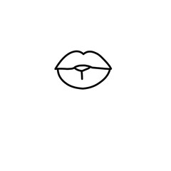 Lips Line Icon