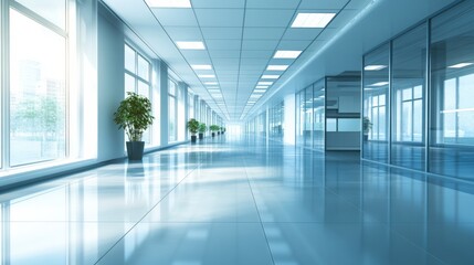 High-Tech Office Space with Clean Lines and Daylight