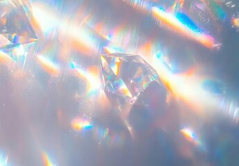 Stunning Iridescent Crystal Background