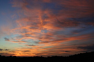 Nuages au couchant