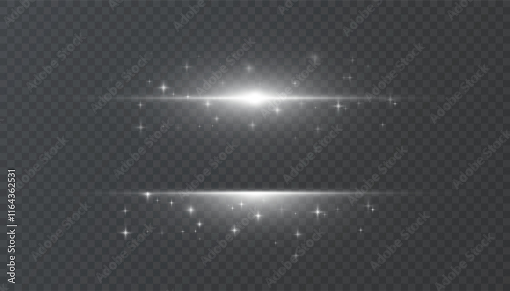 Poster bright light effect with rays and highlights for vector illustration. adobe illustrator artwork