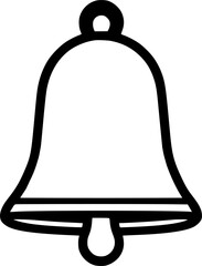 Handle bell vector icon. filled flat sign for mobile concept and web sign, symbol, vector, art