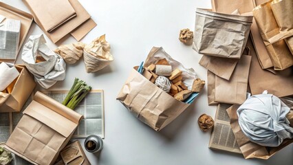 Recycled Paper Packaging Materials and Sustainable Wrapping Techniques