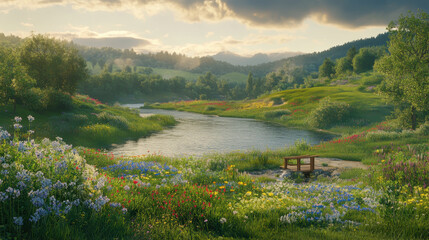 Obraz premium Valleys of Harmony