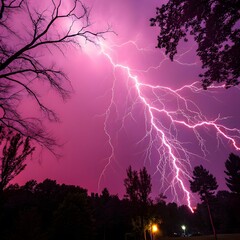 lightning in the city