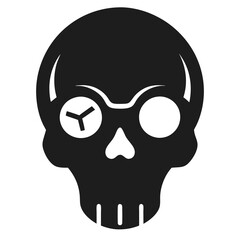 human skull vector illustration