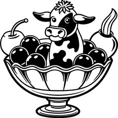 cow illustration